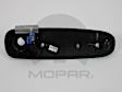 55275949AC Front, Driver Side Black Exterior Door Handle, With Door Lock Hole, OE Replacement Series
