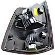55277414AF Passenger Side Halogen Tail Light, Without bulb(s), Clear & Red Lens, OE Replacement Series