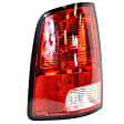 55277415AF Driver Side Halogen Tail Light, Without bulb(s), Clear & Red Lens, OE Replacement Series