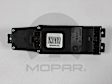 56009451AC Front, Driver Side OE Replacement Series Window Switch Black 2 Buttons