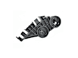 57010744AF Front, Passenger Side, Upper Bumper Bracket