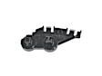 57010744AF Front, Passenger Side, Upper Bumper Bracket
