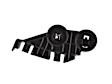 57010745AF Front, Passenger Side, Upper Bumper Bracket