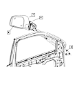 5VB44KXJAE Sport Utility Passenger Side Mirror