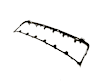 5XL23TZZAA Direct Fit Bumper Grille Bezel Insert, Sold Individually