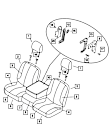 68050461AA Seat Foam