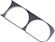 68051526AA Passenger Side Headlight Bezel, Black