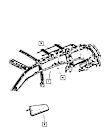 68053130AA Direct Fit Airbag, Sold Individually