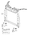 68073691AA Radiator Mount Bracket