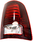 68093080AC Passenger Side LED Tail Light, Without bulb(s), Clear & Red Lens, OE Replacement Series