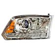 68093216AD Passenger Side Halogen Headlight, Without bulb(s), Clear Lens, OE Replacement Series
