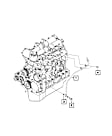 68094326AA Brake Hose Banjo Bolt - Direct Fit