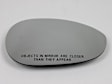 68103784AA Passenger Side Mirror Glass