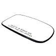 68130644AA Passenger Side OE Replacement Series Mirror Glass, Non-Heated, No Blind Spot Feature No Auto-Dim
