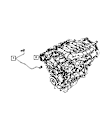 68137864AC Fuel Pressure Sensor