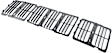 68143073AC Center Grille Black