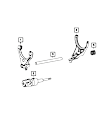 68161352AB Transfer Case Shifter Shaft - Direct Fit