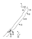 68193516AA Direct Fit Fuel Injection Fuel Feed Pipe, Sold Individually