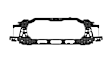 68197334AA Direct Fit Radiator Support Panel Brace, Sold Individually