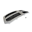 68197703AA Driver and Passenger Side Grille Gray Shell with Black Insert