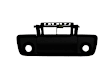 68197873AA OE Replacement Series Tailgate Handle, Black Plastic With Camera Hole With Key Hole