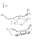 68199791AB Direct Fit Rear Light Harness Connector, Sold Individually