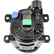 68202187AA Front, Driver or Passenger Side Halogen Fog Light, With bulb(s)