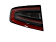 68213145AD Driver Side Tail Light, Without bulb(s), Clear & Red Lens