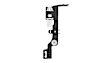 68222826AB Front, Passenger Side Headlight Bracket