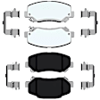 2018 Jeep Cherokee - Front Semi-metallic Brake Pad Set, 2.4L 4Cyl, Eng. VIN: B, With Single Piton Calipers; Except Heavy Duty Brakes; Replaces #68225170AE