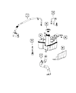 68236733AA Coolant Reservoir Hose - Sold Individually
