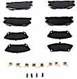 68245089AA Front Mopar Brake Pad Set Semi-metallic Brake Pad Set