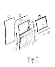 68247787AA Mounting Tape - Direct Fit, Sold individually