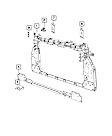 68256111AA Radiator Mount Bracket - Direct Fit