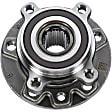 68264532AB Front, Driver or Passenger Side Wheel Hub, 5 Lugs, AWD, 2.4L, 4Cyl, OE Replacement Series