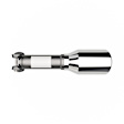 68271071AA Exhaust Tip - Chrome, Direct Fit, Sold individually