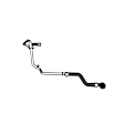 68280802AD Coolant Reservoir Hose - Sold Individually
