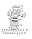68285713AA Sport Utility Front Bumper Impact Absorber