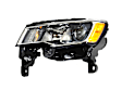 68289235AF Driver Side Headlight, Without bulb(s)