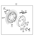 68299457AA Direct Fit Parking Brake Fork Lock Plate, Sold Individually