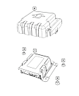 68311393AA Occupant Detection Sensor, Sold individually