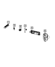 68316545AA Direct Fit Turn Signal Switch Connector, Sold Individually