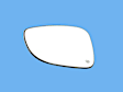 68318273AA Passenger Side OE Replacement Series Mirror Glass, Without Blind Spot Feature