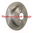 68321343AC Rear, Driver or Passenger Side Brake Disc, Plain Surface, 5 Lugs
