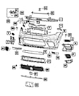 68335438AC Sport Utility Front, Upper Bumper