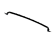68352661AB Direct Fit Hood Panel Valance, Sold Individually