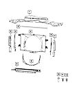 68362572AB Radiator Air Seal - Sold individually