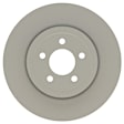 2022 Dodge Charger - Rear, Driver or Passenger Side Brake Disc, Plain Surface, Eng. VIN: T, 343mm dia. Rotor, 5.7L 8Cyl, OE Replacement Series