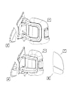 2014 Ram ProMaster 2500 - Mirror Glass Driver Side