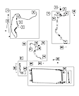 68437107AA Direct Fit A/C Discharge and Liquid Line, Sold Individually